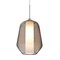 Besa Lighting Link Pendant, Smoke/Opal, Satin Nickel Finish, 1x60W Incandescent 1JT-LINKSM-SN - alternate 1